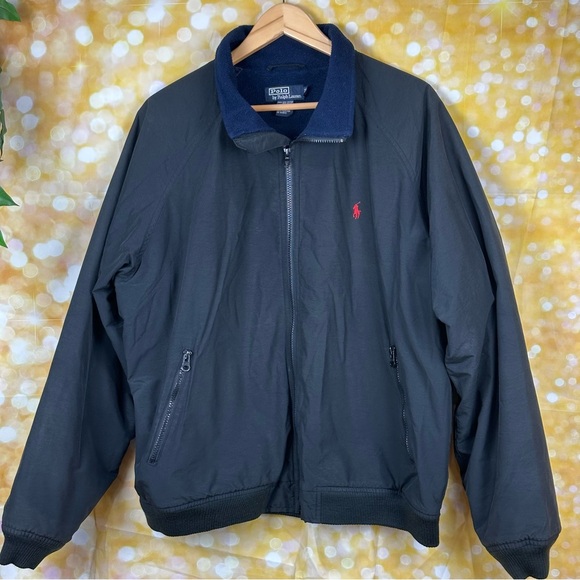 Polo Ralph Lauren Navy blue jacket Shell60% cotton size XL - Picture 10 of 16